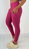 Legging Essence Comfy with Pocket Pink