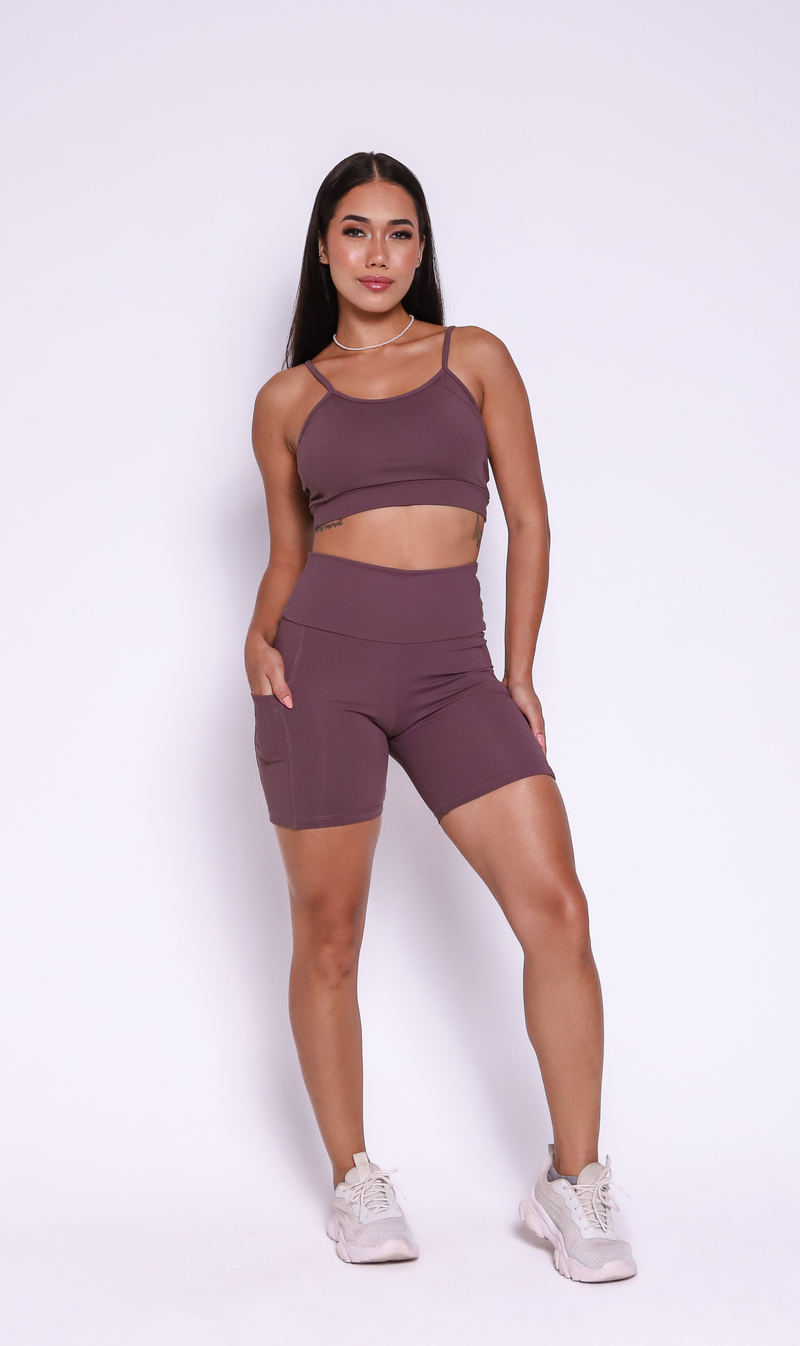 SET Short + Bra Detox Cacau