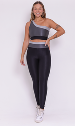 Set Essence Trio Black Legging + Sport Bra