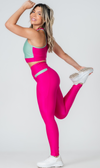 Set Essence Bold Pink Legging + Sport Bra