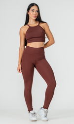 Set Detox Urban Brown Legging + Sport Bra