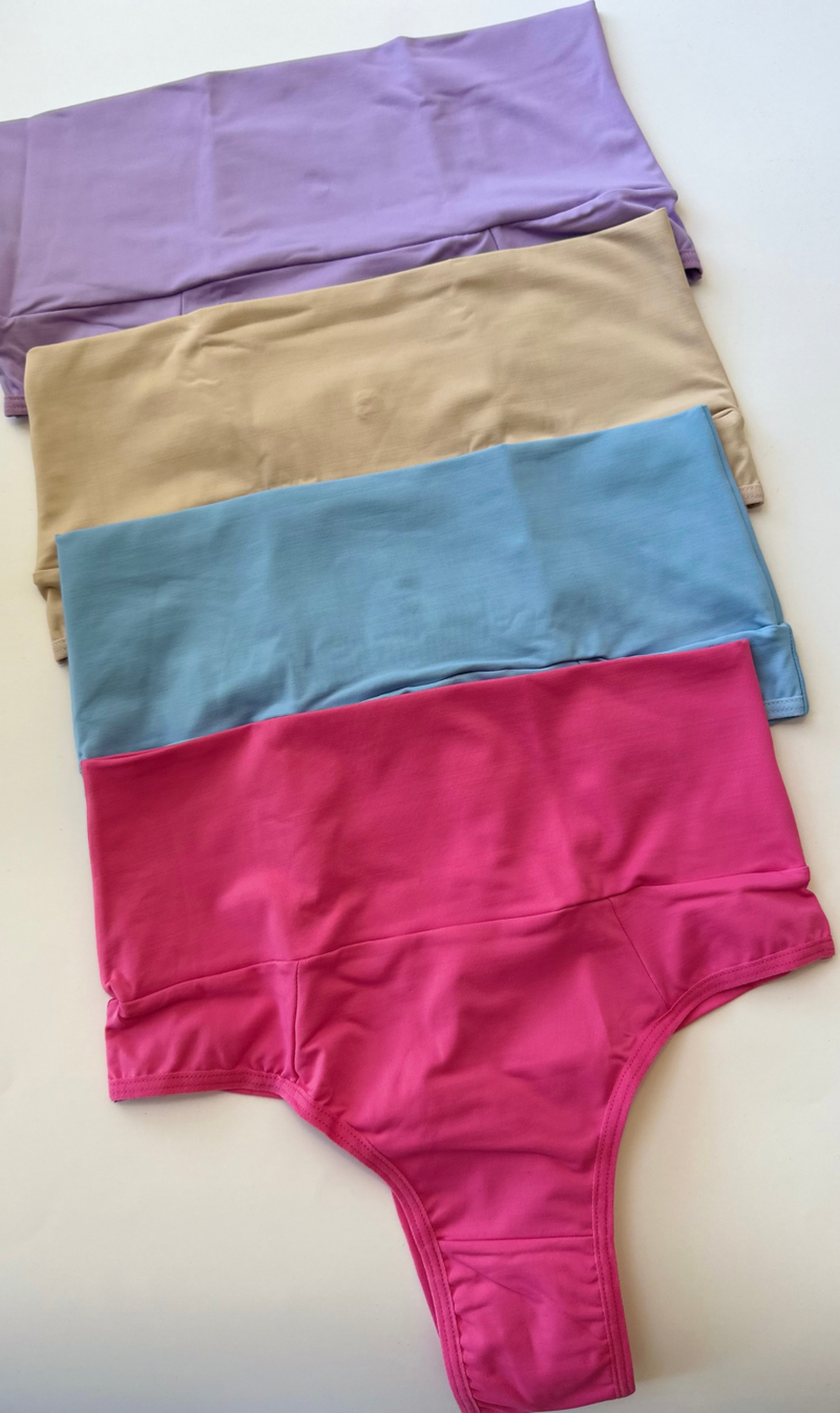 Panties Colorful (SET OF 4) - CINTURA ALTA