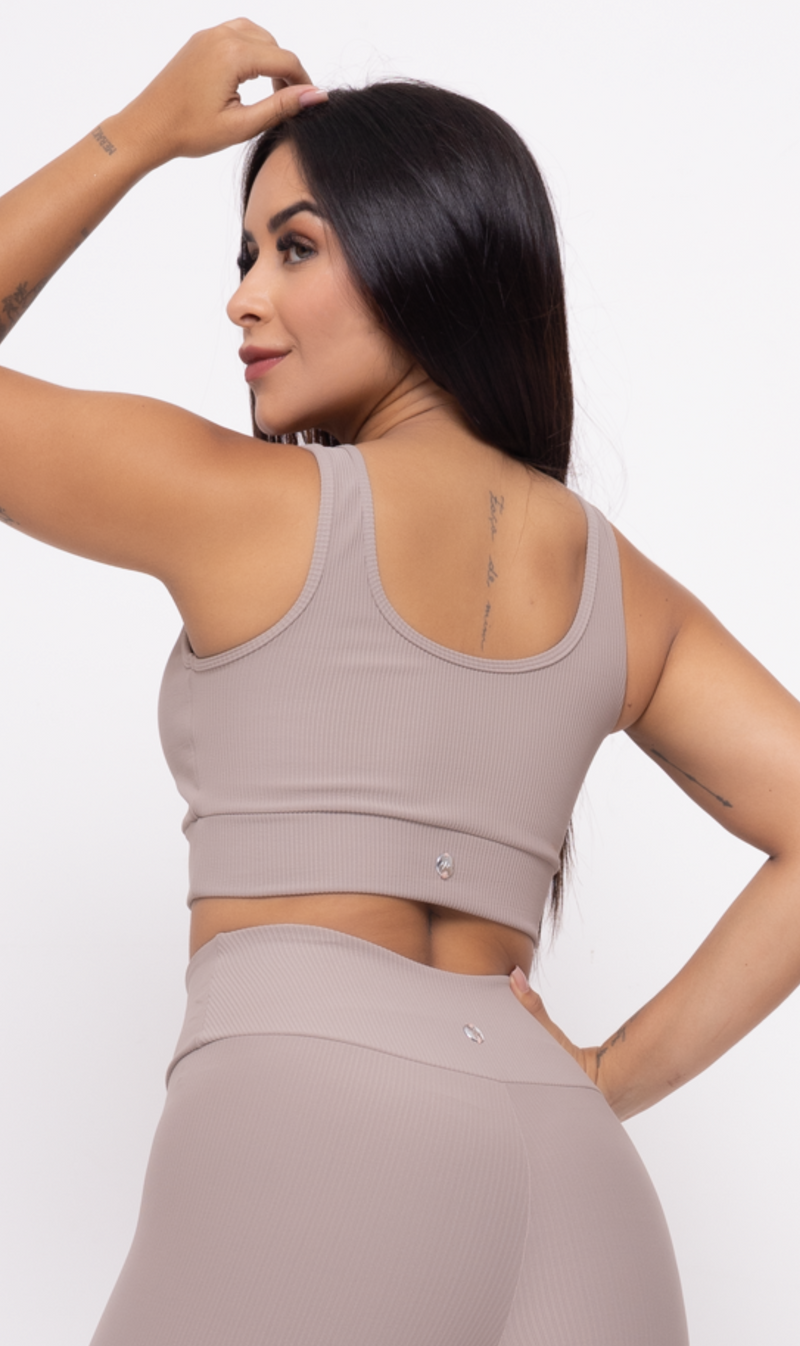 Sport Bra Aesthetic Basic Sand