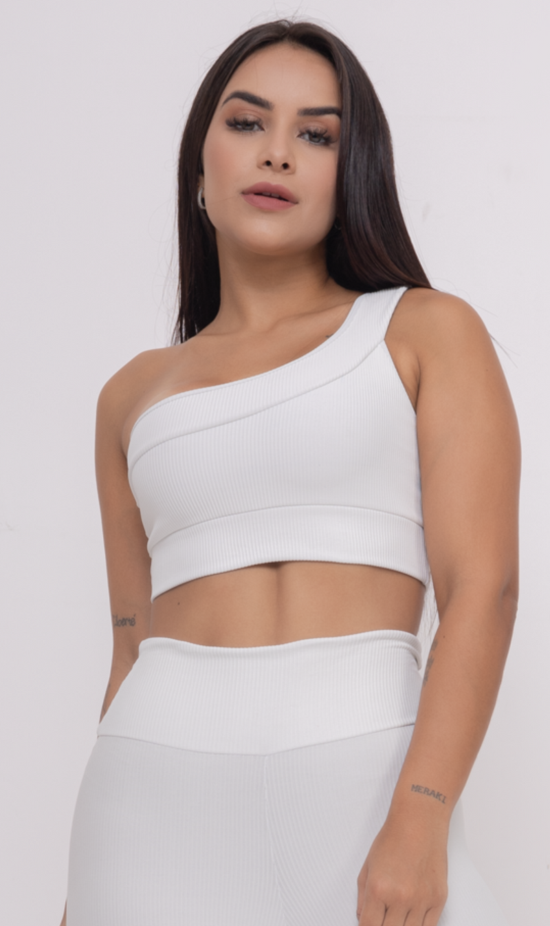 Sport Bra Aesthetic One Shoulder Cloud