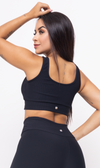 Sport Bra Aesthetic Basic Black