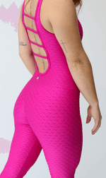 Jumpsuit Colmeia Textured Pink